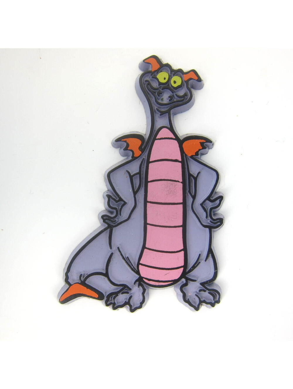 Vintage 1982 Walt Disney World Epcot Figment Dragon Mascot Refrigerator Magnet